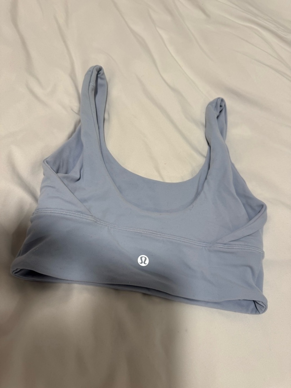 lululemon athletica Pale Blue Scoop Neck Sports Bra